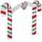 7ft. Lighted Double Candy Cane Archway Outdoor Christmas Decoration